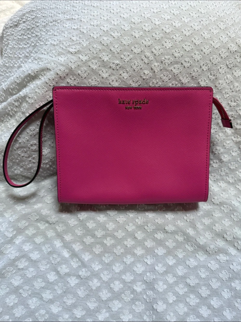 Kate Spade Pink Spencer Gussetted Wristlet